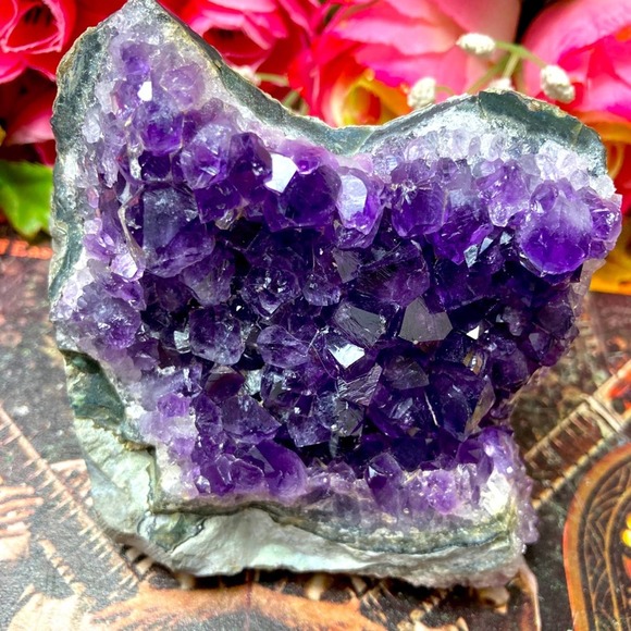 Other - Amethyst Geode Crystal Cluster AWAKEN ACTIVATE PROTECTION NWOT CRYSTAL ACCENT